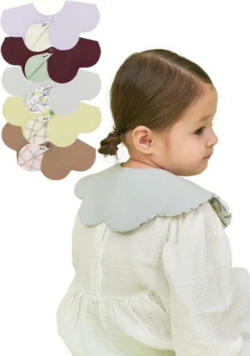 Miniatura 30 de Konny Baby Bib 3/5/7-Pack Set, 360 ° Rotate, Soft and Absorbent Drooling for Toddler Boys Girls Baby Essentials