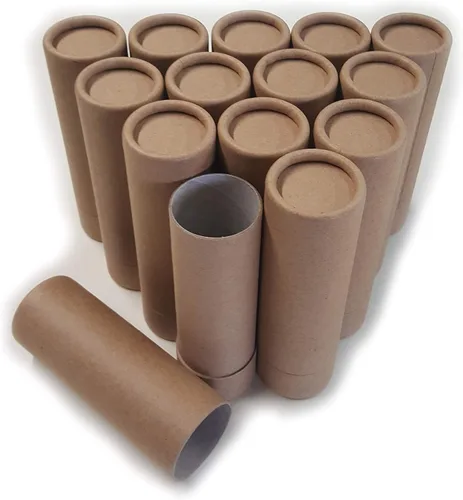 Contenedores de desodorante de cartón vacíos - Estilo push-up, relleno superior, reutilizable y biodegradable estilo #2 (14)