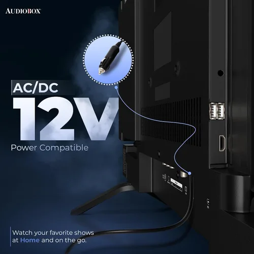Miniatura 3 de Audiobox Smart TV con reproductor de DVD integrado – LED HDTV, compatible con CA/CC, cámper y RV TV para viajes, entretenimiento en casa