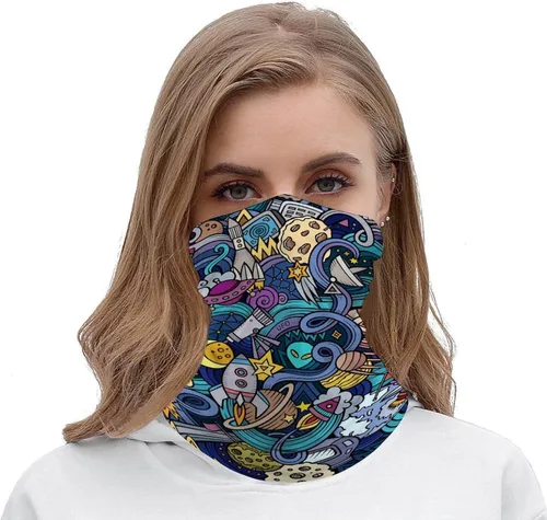 Miniatura 5 de AMRANDOM Polaina para el cuello para mujeres y hombres, pasamontañas, pasamontañas, pañuelos transpirables