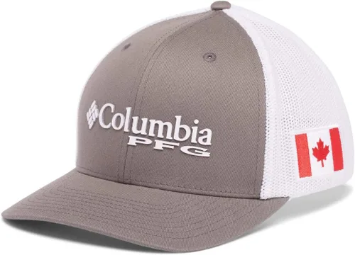 Miniatura 739 de Columbia - Gorra de malla con bandera con árboles unisex para adultos, corona alta