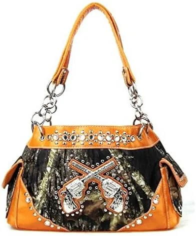 Miniatura 2 de Cartera de mano con pistolas cruzadas para mujer, multicolor