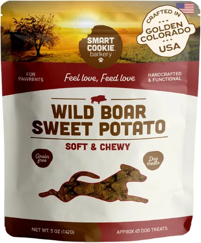 Miniatura 15 de Smart Cookie Golosinas Naturales para Perros - Conejo y Calabaza - Golosinas de Entrenamiento para Perros y Cachorros con Alergias, Estómagos