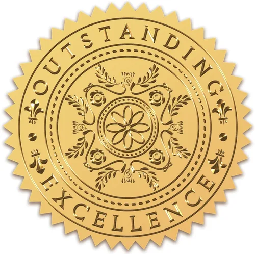 Miniatura 17 de CRASPIRE 408 sellos de certificado en relieve de 2 pulgadas con texto en relieve «You Make a Difference» («You Make a Difference») Sellos en relieve
