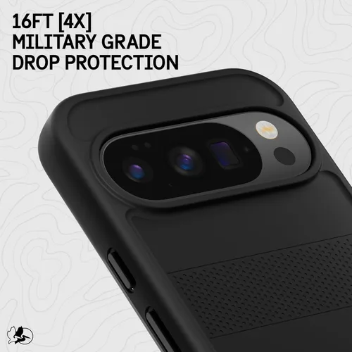 Miniatura 2 de Pelican Protector Google Pixel 10 Pro XL - Funda magnética resistente para teléfono con protección contra caídas de grado militar de 16 pies, funda