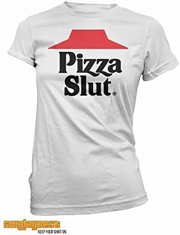 Miniatura 2 de Pizza Slut - Camiseta divertida para fiesta