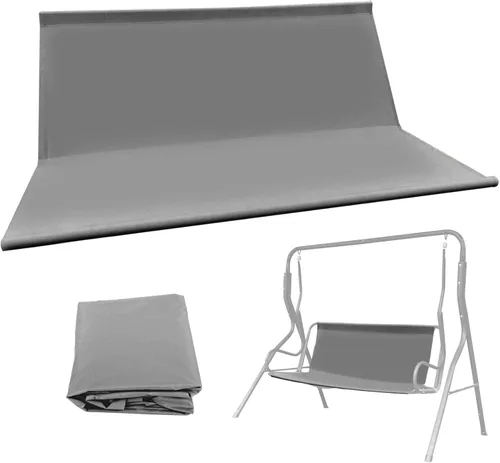 Miniatura 6 de Funda de repuesto para asiento de columpio, funda de asiento de columpio de jardín, impermeable, 45 x 19 x 19 pulgadas, apta para sillas de columpio