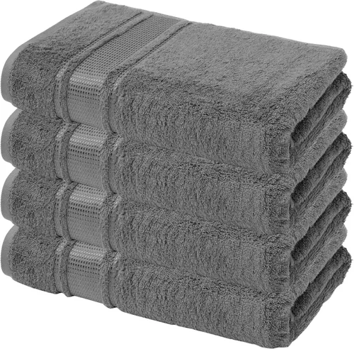Miniatura 28 de Melissa Linen, Toalla de baño, 100% algodón turco para baño, toalla de ducha absorbente, de secado rápido, duradera y suave, 35 x 60 pulgadas