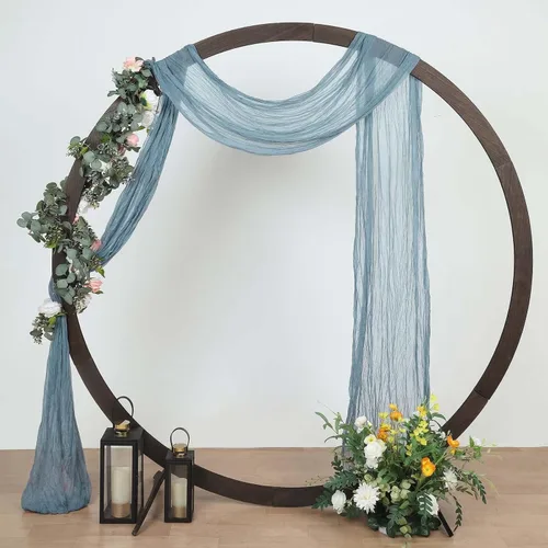 Miniatura 34 de Efavormart - Camino de mesa de gasa verde salvia de 10 pies, tela de gasa de 120 pulgadas para bodas de jardín botánico, eventos de primavera