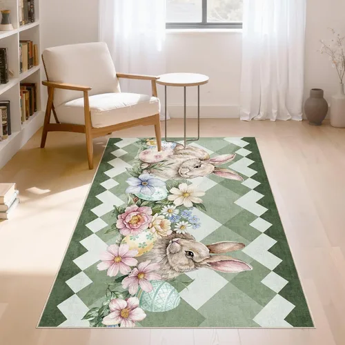 Miniatura 81 de Alfombra grande para sala de estar de 5 x 7: Alfombras marroquíes bohemias, suaves, lavables a máquina, para dormitorio, debajo de la mesa