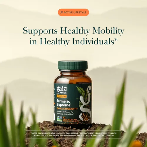 Miniatura 3 de Gaia Herbs Fito cápsulas de cúrcuma líquida suprema para mayor fuerza, 1, 1