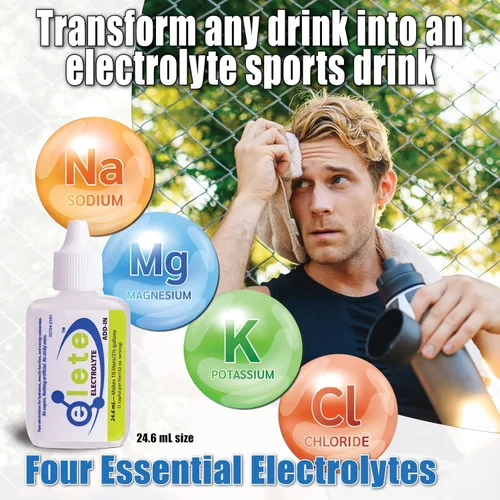Miniatura 2 de Elete – Adición de Electrolitos – 1 Botella de Bolsillo – Concentrado de 4 Electrolitos Esenciales – Todo Natural – Transforma Cualquier Bebida