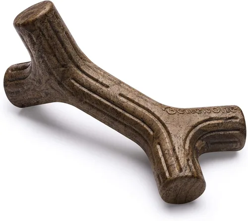 Miniatura 45 de Benebone Bacon Stick - Juguete masticable duradero para perros masticadores agresivos, tocino real, fabricado en Estados Unidos, mediano