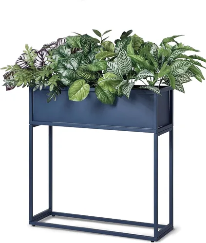 Miniatura 10 de Cocoyard - Maceta elevada – Cama de jardín elevada duradera con agujeros de drenaje para plantas altas, hierbas y flores, maceta rectangular