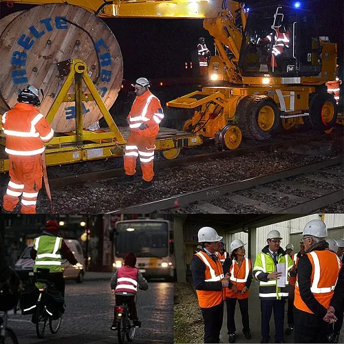 Miniatura 6 de Chaleco de seguridad tiras reflectantes chaleco de construcción brillante para mujer
