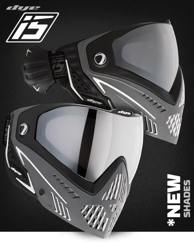 Miniatura 10 de Dye i5 Gafas de paintball – Lente térmica antivaho – Correa GSR Pro, orejas formadas por compresión – Protección facial profesional Ónice