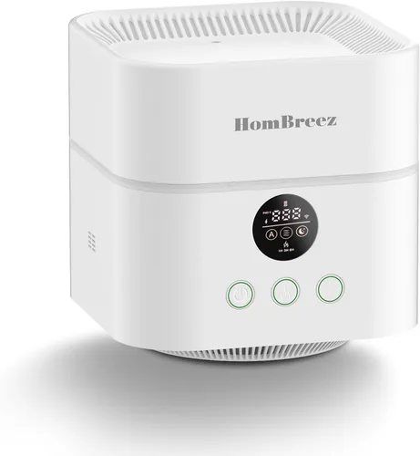 Miniatura 10 de Purificador de Aire y Humidificador Combo para Dormitorio, Cubre hasta 200 pies², Filtro H13 HEPA Verdadero, Tanque de Agua de 500ML, Difusor