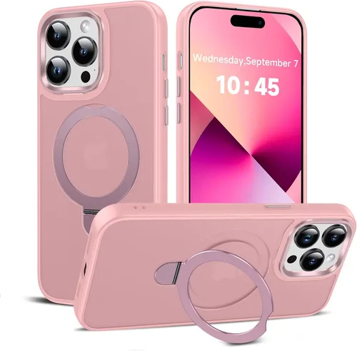 Miniatura 73 de LeYi para iPhone-13 Funda/iPhone-14 Fundas: con soporte para MagSafe i Phone 13Funda con anillo magnético iPhone14 iPhone13 Cubierta Funda para Negro