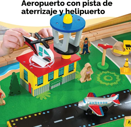 Miniatura 7 de KidKraft, Mesa y Set de Tren de cataratas