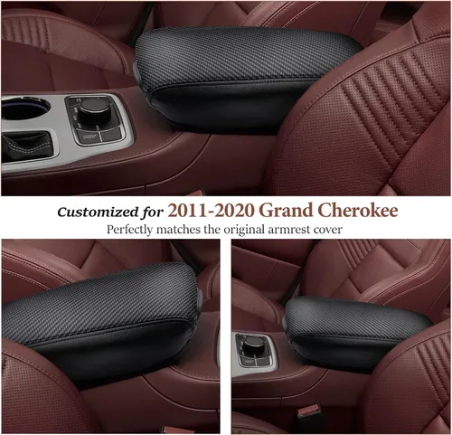 Miniatura 2 de SKTU para 2011-2021 Jeep Grand Cherokee Cubierta de Consola Central 2021 Cubierta de Consola Central Grand Cherokee Accesorios Grand Cherokee WK2