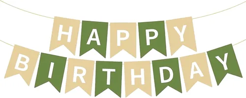 Miniatura 19 de Cartel de feliz cumpleaños suministros para fiesta de cumpleaños (B 1)