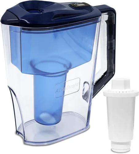 Jarra de agua, jarra de agua alcalina, jarra de agua alcalina, sistema de filtración de ionizador de 7 etapas para purificar y aumentar los niveles