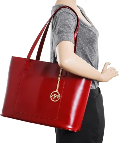 Miniatura 6 de McKlein Aldora - Bolso de piel para mujer con bolsillo para tablet