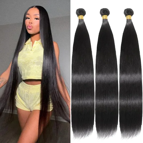 Miniatura 9 de 613 paquetes de cabello humano de 10 pulgadas, grado 12A, 100% sin procesar, rubio virgen brasileño 613, extensiones de cabello humano para mujeres