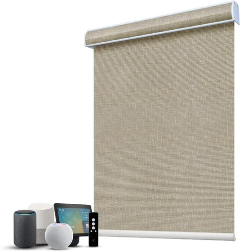 Miniatura 26 de SmartWings Persianas Motorizadas con Filtro de Luz, Compatible con Matter Thread Homekit Z-Wave Alexa Google, Persianas con 70% de Opacidad Safari