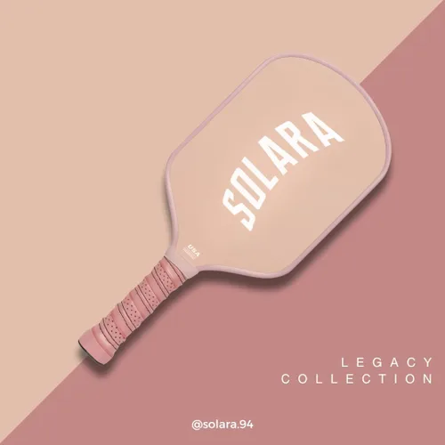 Miniatura 4 de Solara '94 Legacy Pickleball - Núcleo de fibra de carbono de 0.630 in para control y potencia, aprobado por Pickleball de Estados Unidos goma