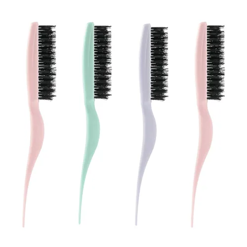 Miniatura 9 de Cricket Amped Up - Cepillo de pelo de goma para estilistas, mujeres y hombres, ideal para peinar bordes, cerdas de nailon y jabalí, Blueberry Bash