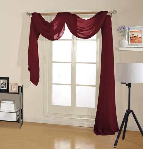 Miniatura 5 de Decotex - Bufanda de gasa transparente de calidad premium para diseños de hogar y eventos