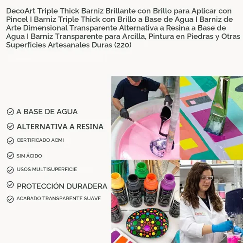 Miniatura 7 de DecoArt Triple Thick Gloss Glaze - Tarro, 8fl oz (paquete de 3)