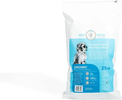 Miniatura 2 de North Pro Paw Ice Melt Salt Pet Kid Safe Bolsa de 25 libras, forma de producto gránulos, modelo # 98106631