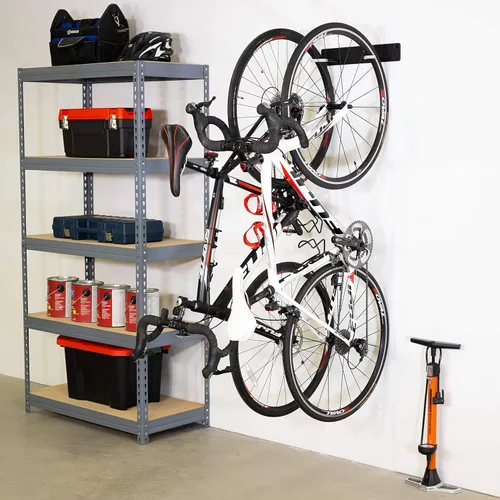 Miniatura 3 de StoreYourBoard Estante de almacenamiento para bicicletas, BLAT 2 Estantes para bicicletas, Ganchos de pared de almacenamiento, Metal sólido