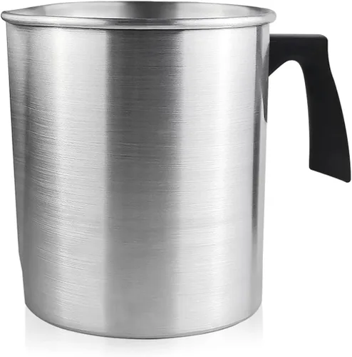 Miniatura 8 de Tarro de cera de fusión de 3 L para vela, olla para hacer velas sin goteo, para adultos, kit de velas de bricolaje con 50 velas de mecha de soporte