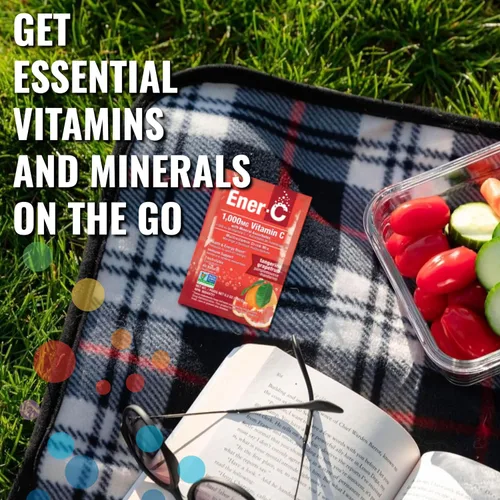 Miniatura 6 de Ener-C Mezcla de bebida multivitamínica de pomelo mandarina, 1000 mg de vitamina C, sin OMG, vegano, polvo de jugo de fruta real, apoyo inmunitario