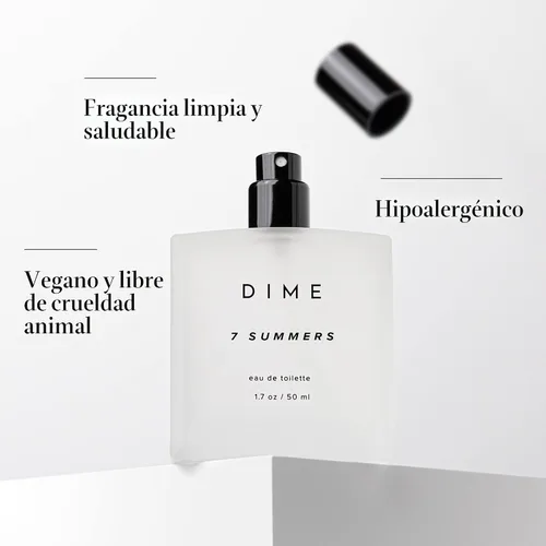 Miniatura 6 de DIME Beauty 7 Summers - Perfume para mujer – Eau de Toilette floral dulce con bergamota, orquídea vainilla y coco, fragancia limpia, vegana, libre