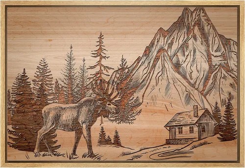 Miniatura 86 de Hermoso lienzo de paisaje, decoración de pared, arte moderno, juegos para el hogar Unicornio (rosa)