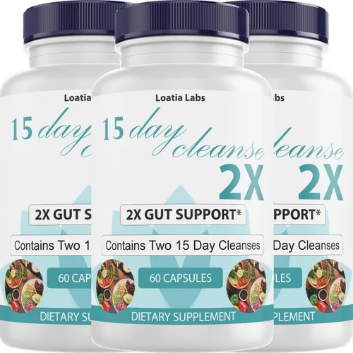 Miniatura 5 de 15 Day Cleanse 2X - Soporte doble intestinal y de colon - Desintoxicación avanzada de limpieza intestinal para mujeres y hombres con alfalfa