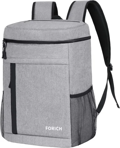 FORICH - Mochila térmica suave, con aislamiento impermeable, a prueba de fugas, mochila portátil de tamaño pequeño para trabajar, almuerzo, viajes,