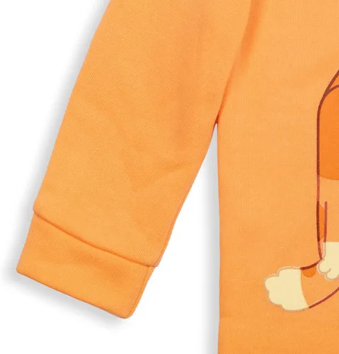 Miniatura 12 de Bluey Sudadera con capucha de forro polar con media cremallera para niños pequeños y grandes