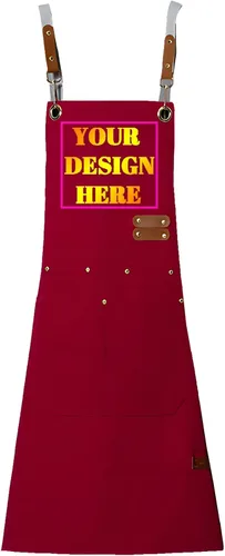 Miniatura 10 de Delantal personalizado personalizado para mujeres/hombres, delantales de cocina ajustables para estilistas de peluquería, delantales impermeables