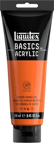 Miniatura 108 de Liquitex BASICS Pintura Acrílica, Botella de 400ml (13.5 oz), Blanco Titanio Titanio Blanco