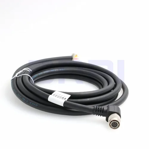 Miniatura 3 de Hirose de ángulo recto 12Pin hembra HR10A-10P-12S a Leadwires Cable de E/S para cámara Basler Aviator GigE (1M)