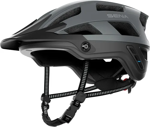 Miniatura 10 de Cascos de bicicleta de montaña Sena M1 / M1 EVO con intercomunicador Bluetooth y de malla de comunicaciones inteligentes Negro mate