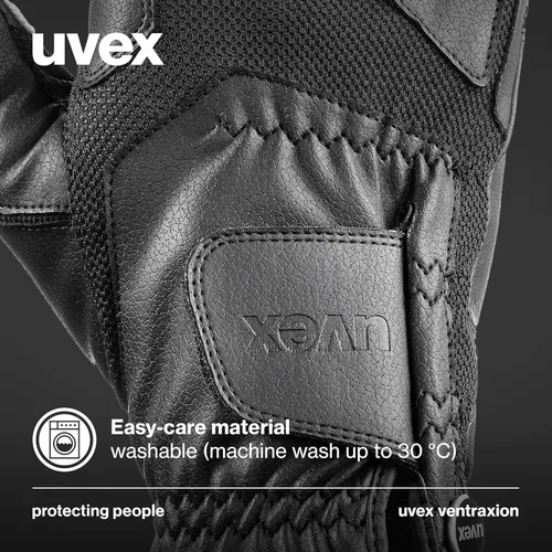 Miniatura 6 de Uvex Guantes de equitación elásticos y transpirables (occidental/inglés) para mujeres y hombres, ventraxion