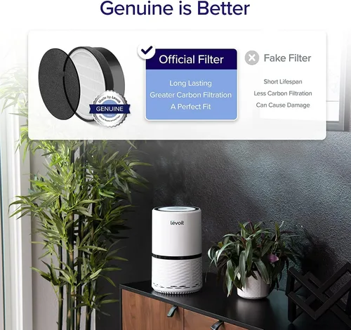 Miniatura 6 de Levoit Purificadores de aire para el hogar, habitación grande, dormitorio, hasta 1110 pies cuadrados con sensores de calidad del aire, control