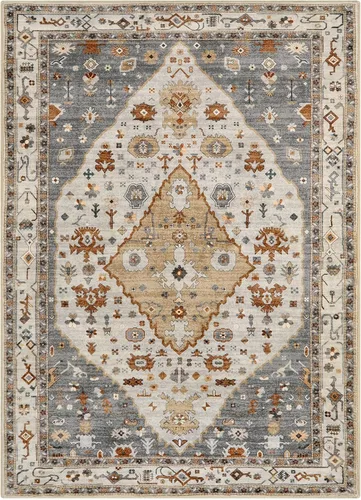 Miniatura 211 de Lahome Alfombra Bohemia Tribal Lavable de 3 x 5, Alfombras Antideslizantes para Entrada, Dormitorio, Sala de Estar, Vintage, Ultra Suave, No