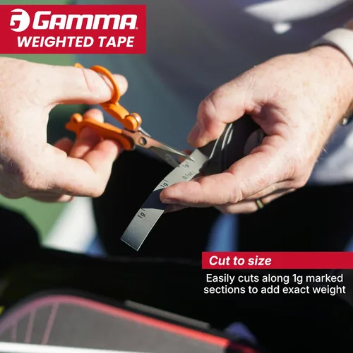 Miniatura 4 de Gamma Weighted Tape – Adjustable Paddle & Racquet Weight for Enhanced Control, Power & Speed – Customizable Tape for Pickleball, Tennis, Padel Parent